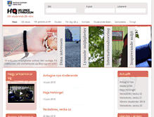 Tablet Screenshot of helsingegymnasium.fi